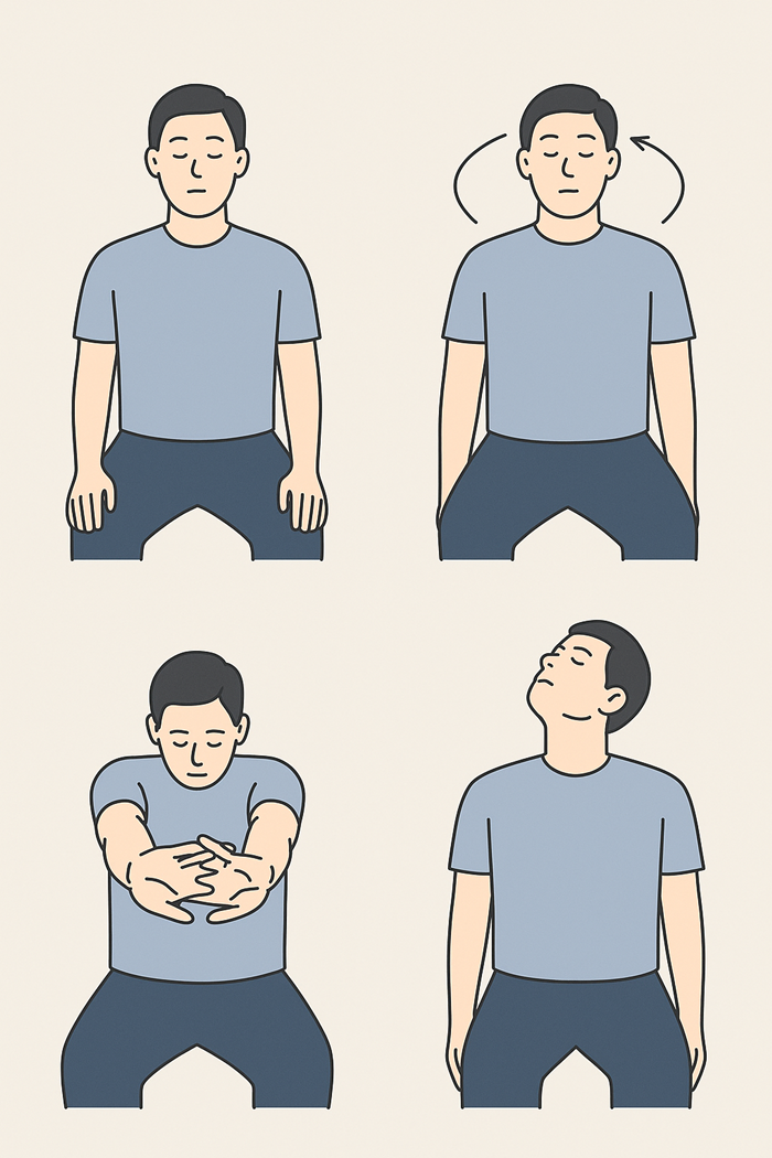 어깨 뭉침에 좋은 스트레칭 순서